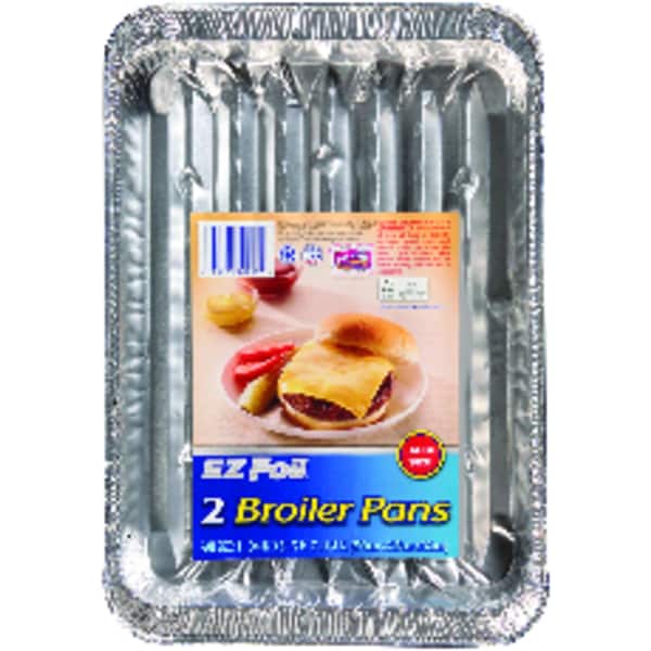 Ez Foil Hefty EZ Foil 81/2 in. W X 113/4 in. L Super Broiler Pan
